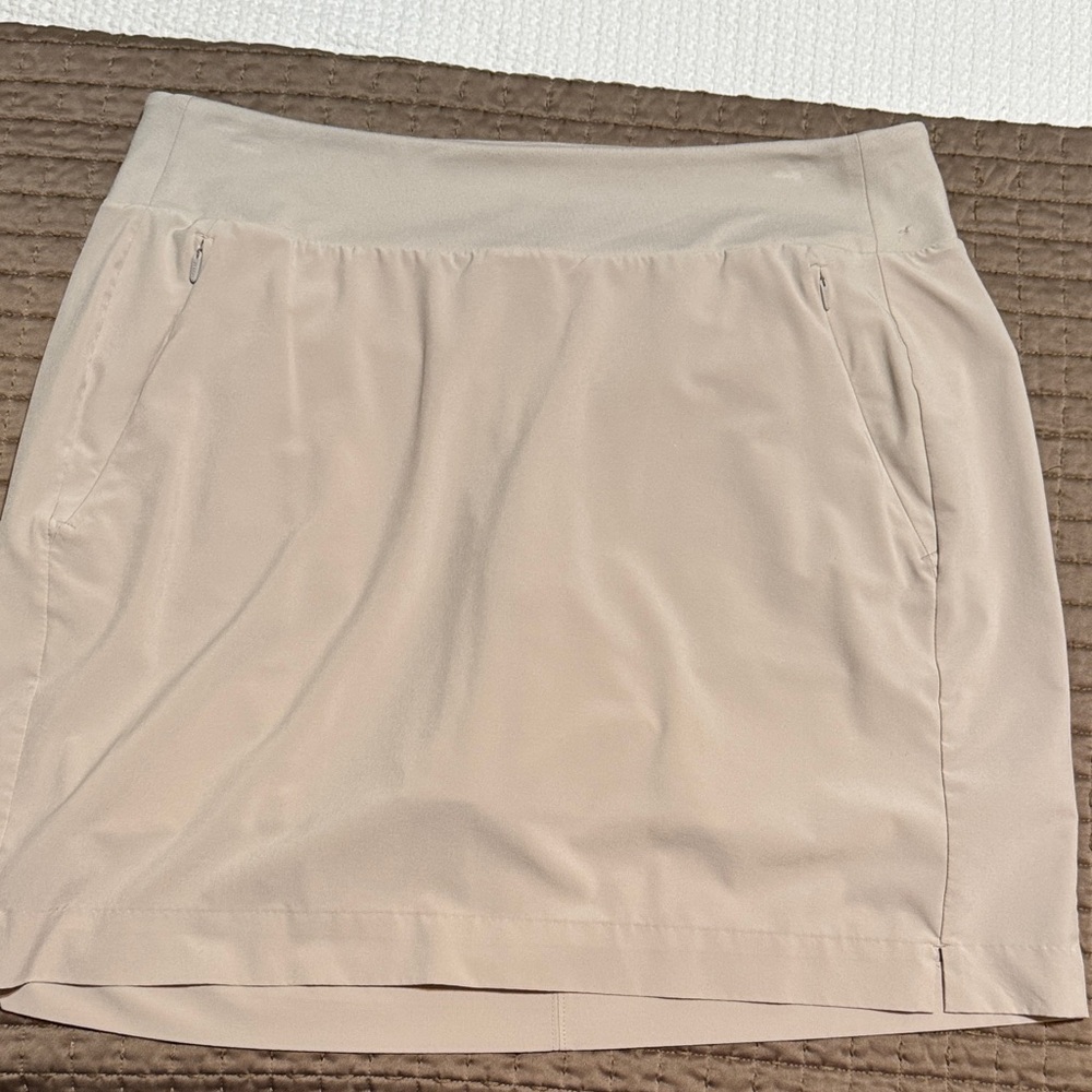 Athleta beige tan skort size 14T